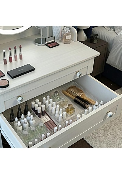 Modüler Organizer Set Takı Aksesuar Düzenleyici Çekmece İçi Makyaj Organizer Kristal 12'li