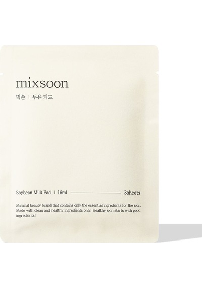 Mixsoon Soybean Milk Pad Besleyici Ve Nemlendirici Soya Fasulyesi Özlü Yüz Bakım Maskesi 10 Adet