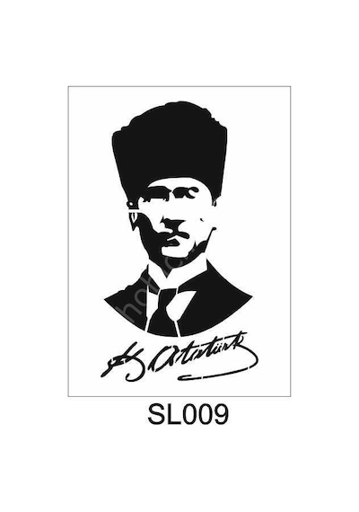 Siluet Desenler Stencil Şablon 21X30 Sl-009