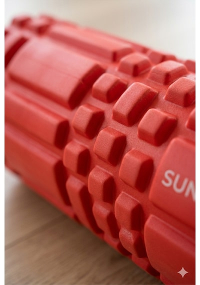 Sunyoga Foam Roller Masaj Rulosu Orta Sert Spor Sonrası Kas Gevşetici Yoga Pilates Fitness Masaj Köpüğü
