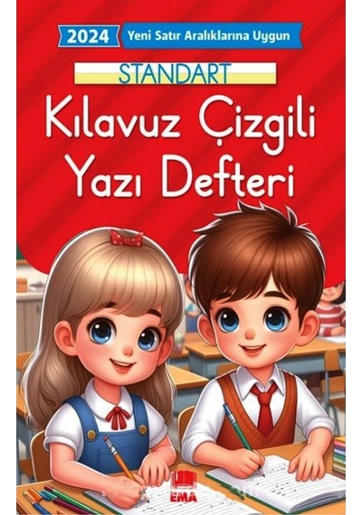 2024 Yeni Satır Aralıklarına Uygun Klavuz Çizgili Güzel Yazı Defteri 2 Adet A5 Boyut