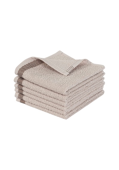 Mürdüm Home Novea El Yüz Havlusu, 6'lı Paket, 6 Parça 30x30