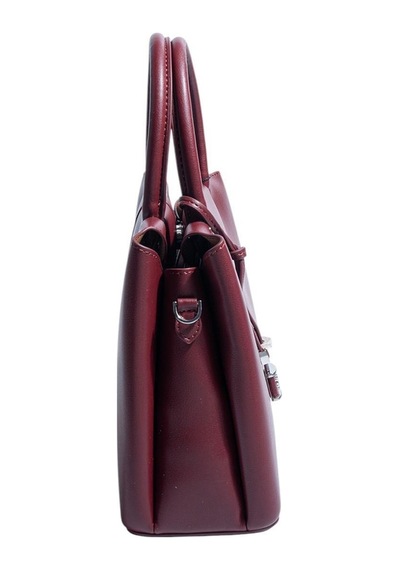 Silver Polo Sp1236 Kadın El Çantası Cilt Bordo-bordo