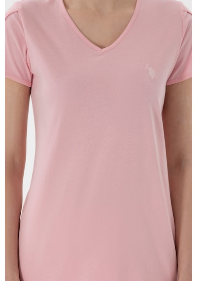 U.s. Polo Assn. Kadın Pembe Pijama Takım 50312915-vr041 Pembe