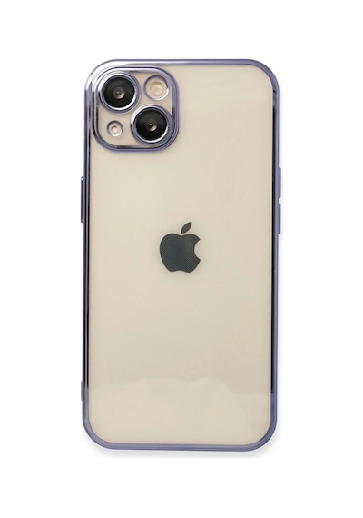 Mey Najmaddin Apple iPhone Uyumlu 13 Kılıf Lensli Silikon - Mor Najmaddin Diğer