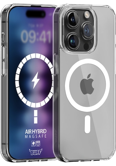 Buff Apple Uyumlu iPhone 15 Pro Max - MagSafe Kılıf + Ekran Koruyucu + Lens Koruyucu Glass