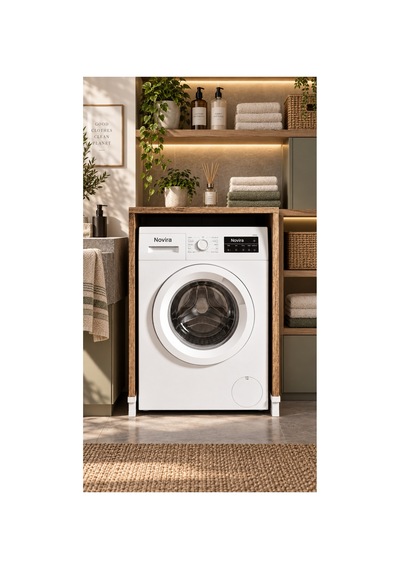 Venüs Çamaşır Makine Dolabı Çok Amaçlı Dolap Banyo Dolabı Atlantik Çam - 901586518 Atlantik Çam