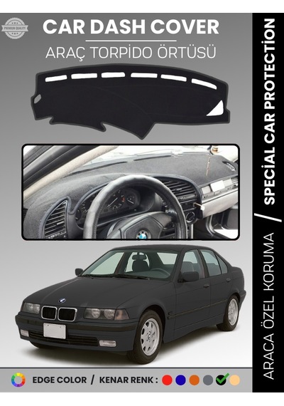 Bmw E36 1990-2000 Torpido Örtüsü Ön Göğüs Koruma Torpido Koruma Araca Özel Kaymaz Kolay Montaj - 270 Stiloto