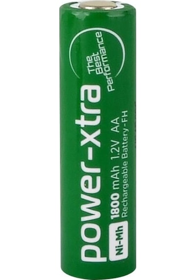 Power-xtra 1.2v 1800 Mah- Aa -ni-mh Şarjlı Pil -flat-başsız