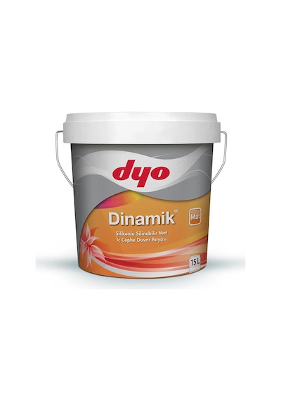 Dyo 15lt Dinamik Mat Silikonlu Silinebilir İç Cephe Duvar Boyası 0655 15 LT