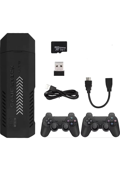 Schitec Retro 4K Game Stick 3D Arcade i Makinası 35000 Oyunlu Konsol