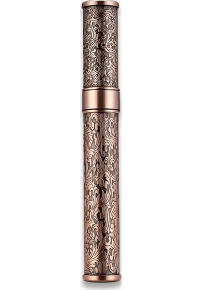 Damascus Desen Metal Puro Kılıfı Tüpü Tekli Bronze 50 Ring
