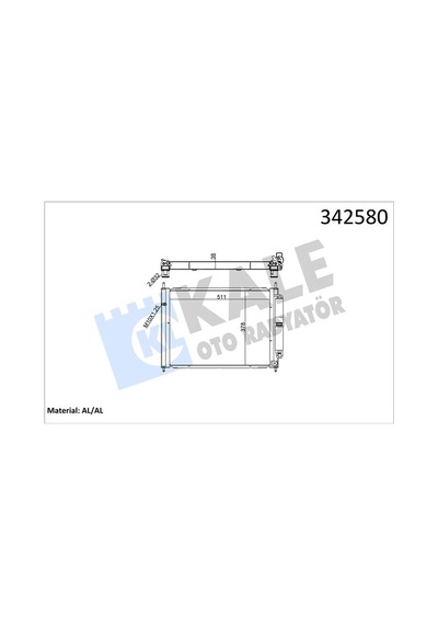 Kale 342580 Klima Radyatörü Kondanser - Renault Clio 2008- 1.2 16v Manuel Şanz. 8200134606 - 8200149953 - 8200289181 - 8200289184 - 8200289194 - 8200552787 - 8200688382 - 8200688390