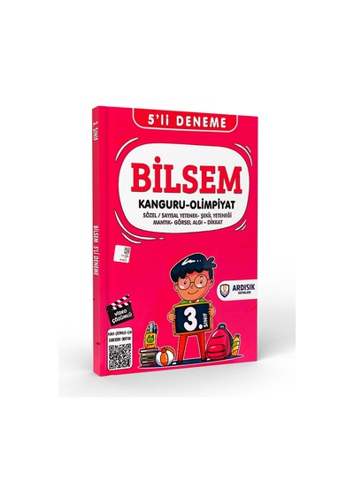 Ardışık Yayınları 3. Sınıf Bilsem Soru Bankası Ve Deneme Sınavı Tamamı Video Çözümlü 2 Kitap Set