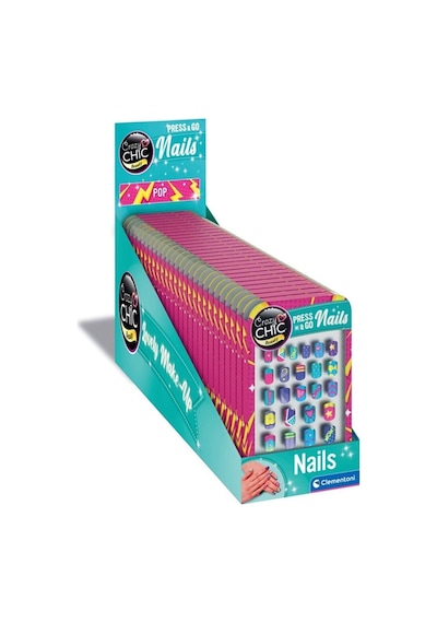 18907 Crazy Chic - Tak Ve Git Tırnaklar - Gökkuşağı - Abay-889285 1 Adet