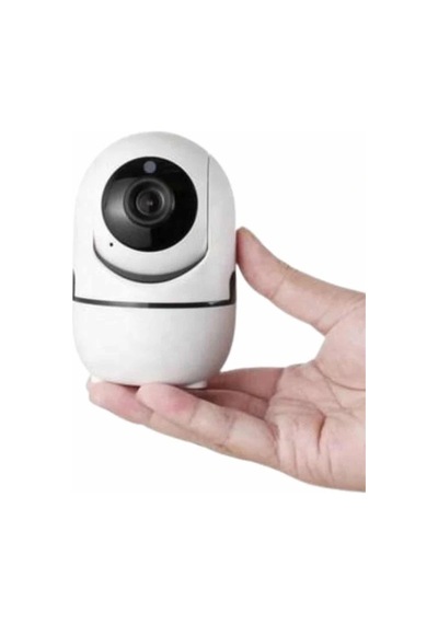Mey İthalat Baby Kamera Kablosuz 720p Beyaz 360 Derece Wifi Kamera Full Hd 1080p
