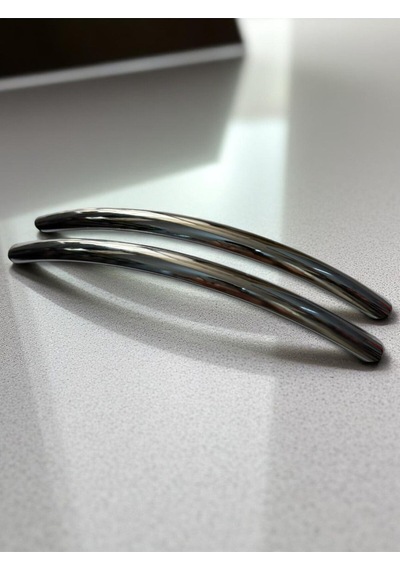 Eko Kumru Yay Alüminyum Metal Lüks Modern Mobilya Çekmece Mutfak Dolabı Kulpu Krom 224mm 5 Adet Krom