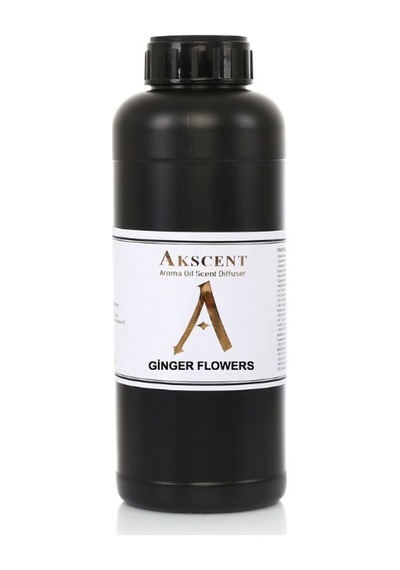 Akscent Tüm Koku Makinelerine Uyumlu Yedek Ginger Flowers 1 L