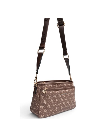 Silver & Polo Silver Polo Kahve - Kahve Monogram Kadın Çapraz Çanta Sp1184