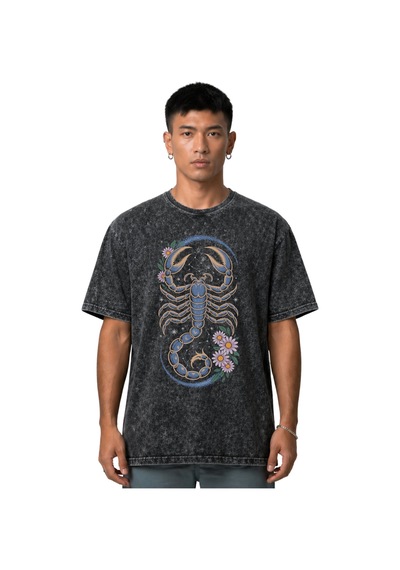 Sevbano Scorpions Rock Metal Müzik Grubu Ön Baskılı Unisex Oversize Vinta Siyah