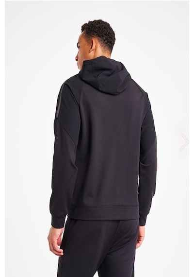 Lescon 25n-1117 Erkek Fermuarlı Kapüşonlu Sweatshirt - Siyah SiYAH