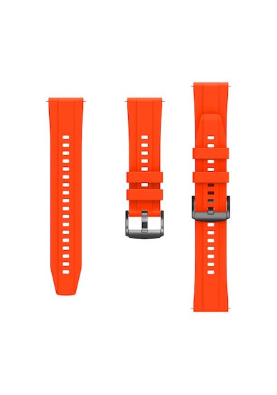 Huawei Gt4 22mm Uyumlu Sbt- Krd-95 Silikon Kordon-kırmızı