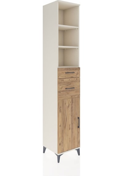 Hyperion Dolap 4 Raflı 2 Çekmeceli Tek Kapaklı 44x44x243 Aytaşı-çam Aytası Hyperion Dolap 4 Raflı 2 Çekmeceli Tek Kapaklı 44x44x243 Aytaşı-çam Aytası