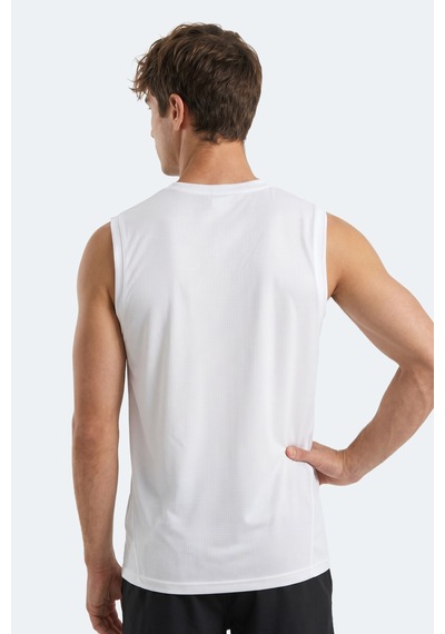 Slazenger Herofıt Erkek Kolsuz Beyaz Atlet