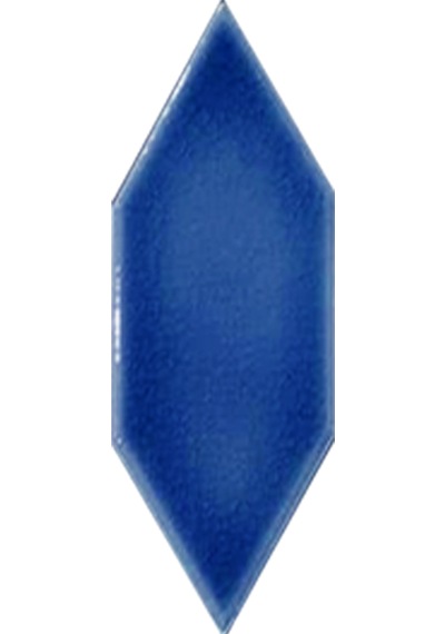 Armada Çini 05x15 Cm Düz Yaprak Desen Kobalt Çini Seramik Karo