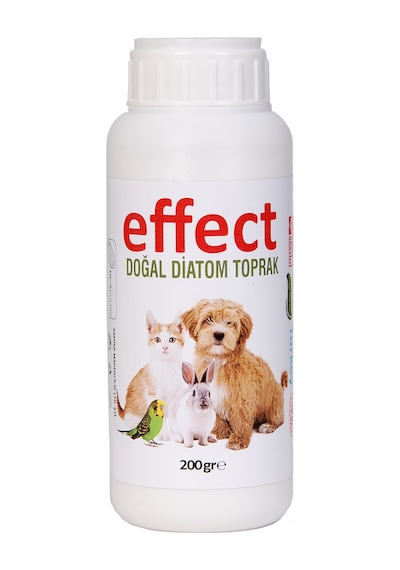 Effect Kedi Köpek İçin Bit Pire Kene Önleyen Saf Doğal Diatom Toprak 200 G Effect Kedi Köpek İçin Bit Pire Kene Önleyen Saf Doğal Diatom Toprak 200 G