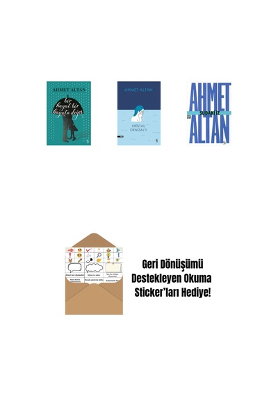 Bir Hayat Bir Hayata Değer + Kristal Denizaltı + Sudaki İz Cep Boy + Okuma Sticker'ları