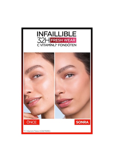 L'Oreal Paris Infaillible 24H Fondöten 125 Natural Rose 30 ML