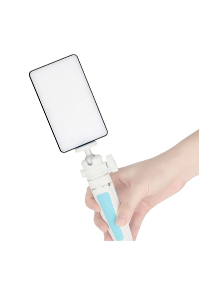 Ayex W160c Bicolor Led Video Işığı 2500k-6500k Renk Sıcaklığı, 160 Led, Lcd Ekran, 3100mah Batarya