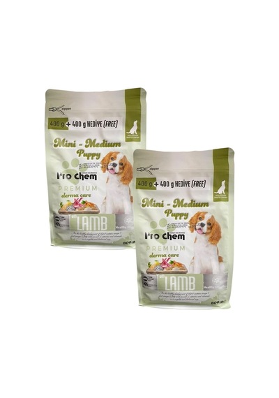 Pro Chem Premium Derma Care Kuzulu Mini & Medium Yavru Köpek Maması 2 x 800 G