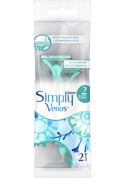 Gillette Simply Venus 2 Kullan At Kadın Tıraş Bıçağı 2 Adet