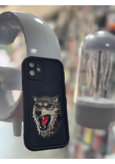 Apple Uyumlu iPhone 12 Uyumlu Nakış İşlemeli 3d Kılıf -