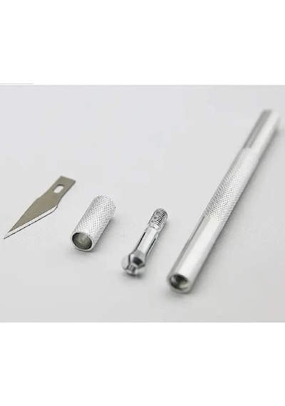Design Knife Tasarım Hobi Kretuar Bıçağı 5 Uç Yedekli Set