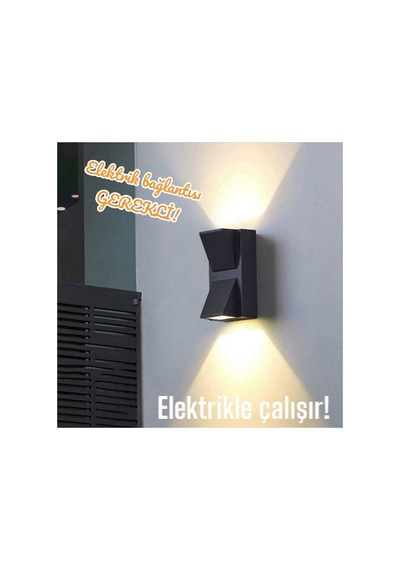 Ekim Aydınlatma 7 Watt, Günışığı Led Aplik, Bahçe Duvar Apliği,merdiven Aplik Ct-7065 Gün Işığı