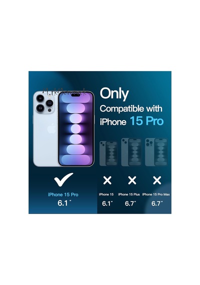 Iphone 15 Pro Uyumlu Tam Kaplar Seramik Esnek Ekran Koruyucu Kırılmaz Cam
