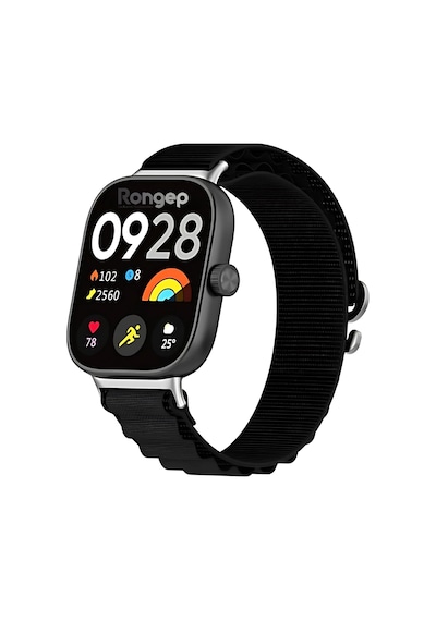 Xiaomi Redmi Watch 6/5/4/mi Band 10 Pro/9 Pro/8 Pro İle Uyumlu Kordon Rahat Ve Konforlu Mi Band 10 Pro Kordon Terletmeyen Kumaşlı Redmi Watch 6 Kordonu Alpine-siyah