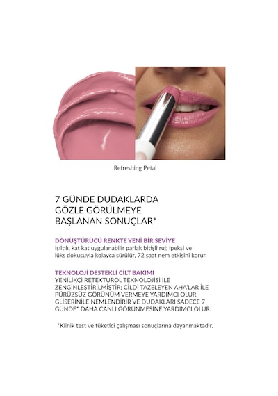 Avon Canlandırıcı Serum Ruj Refreshing Petal