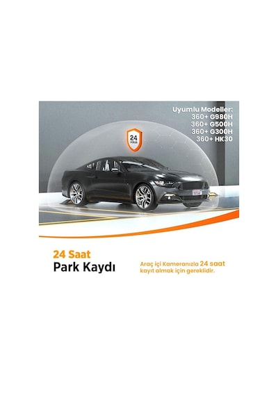 360+ Botslab G300h Pro 2k Qhd Adas Wifi+Gps 140 Geniş Açı Gece Görüşlü Akıllı Araç İçi Kamera + Park Modu Bağlantı Kablosu Combo