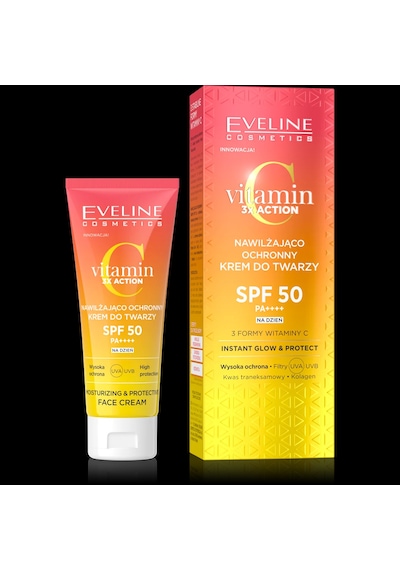 Dermaplus MD Eveline C Vitaminli Güneş Kremi SPF50+ 30 G