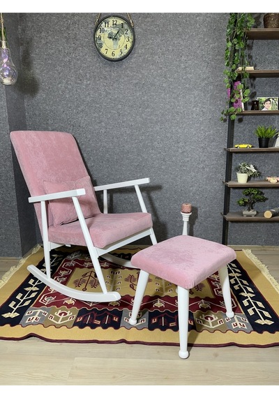 Asedia Trend Lake Pembe Sallanan Sandalye Koltuk