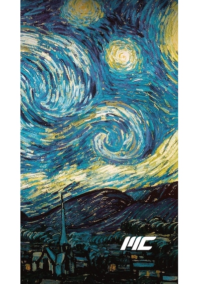 Musclecloth Çok Amaçlı Boyunluk Starry Night Mavi