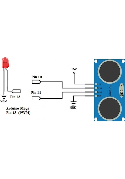 Arduino Hc Sr04 Ultrasonik Mesafe Sensörü