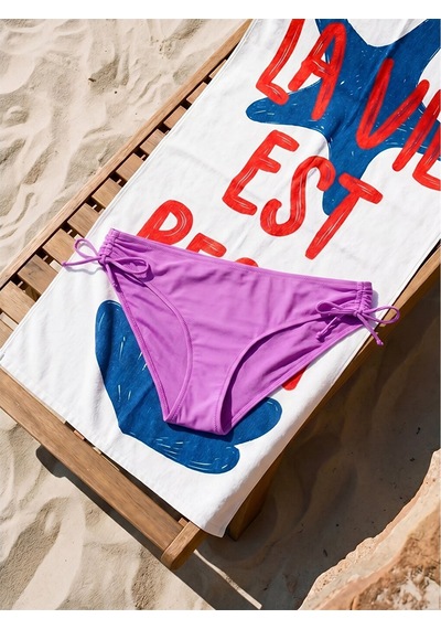 Lcw Dream Mor Düz Bağlama Detaylı Kadın Bikini Alt
