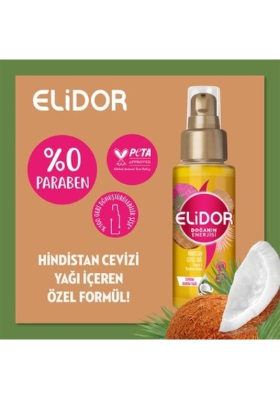 Hindistan Cevizi Yağı İle Onarıcı Saç Bakım Yağı, 80 Ml