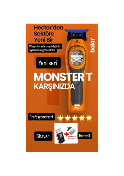 Monster T Saç Ve Sakal Traş Makinesi