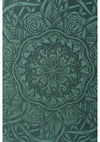 Meditasyon Ve Yoga Destek Seti - Oval Mat + Kadife Minder + Yoga Kemeri + Cork Blok 2li + Kademeli Germe Kayış Yeşil